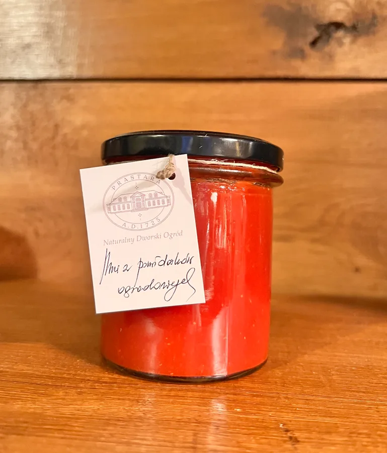 Mus z pomidorów ogrodowych Prastara, słoik 350 ml