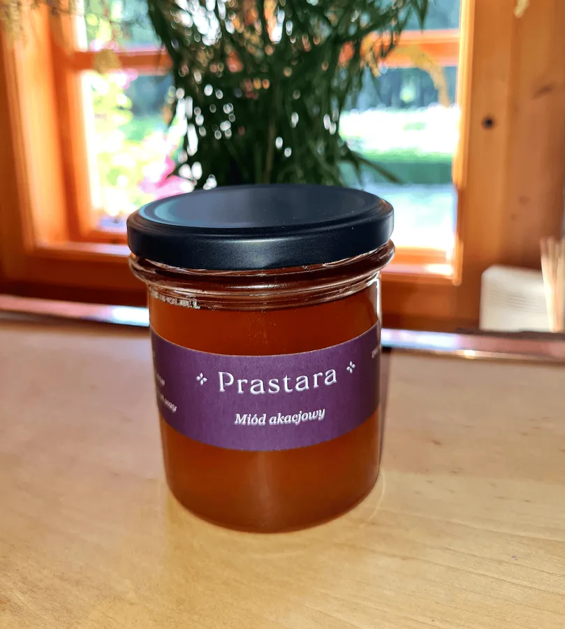 Miód akacjowy Prastara 350ml